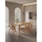 Manhattan Comfort Rectangle Dining Set of 7 W/ Hamlet Chairs, 70.86 in L, American Solid Ash Wood, Nature 6-DT02DCCA03-NA - alternate 1